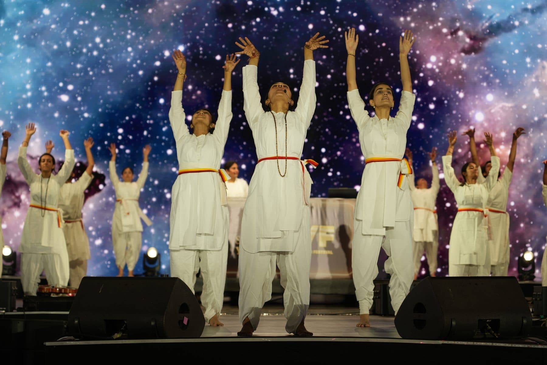 Performers on the GYF stage